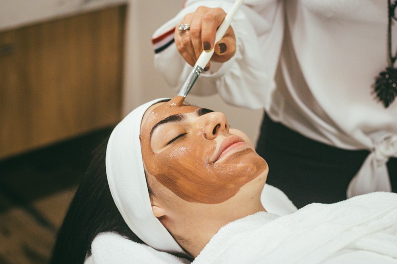 Limpieza facial con mascarilla